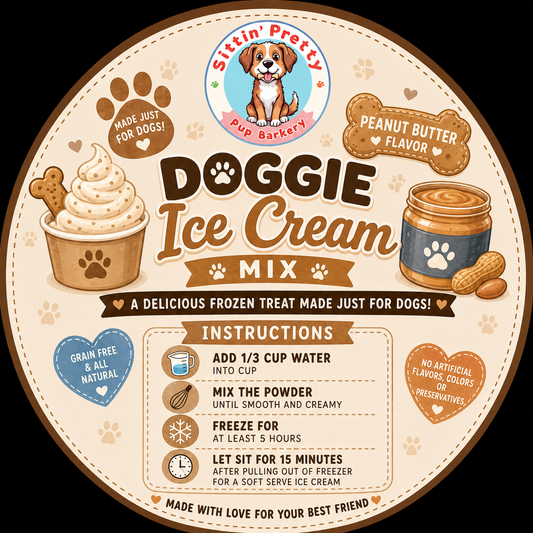 Available for Pre order doggie ice cream cup mix